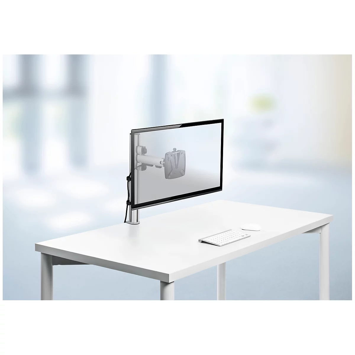 Novus Monitorsäule TSS Single 250, Klemme 14 bis 40 mm, H 445 mm, Tragkraft 10 kg