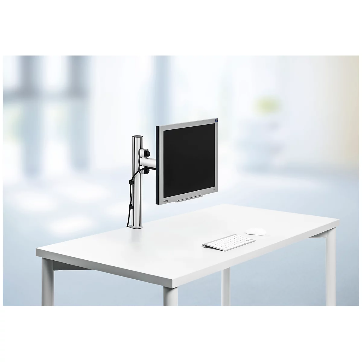 Novus Monitorsäule TSS Single 250, Klemme 14 bis 40 mm, H 445 mm, Tragkraft 10 kg