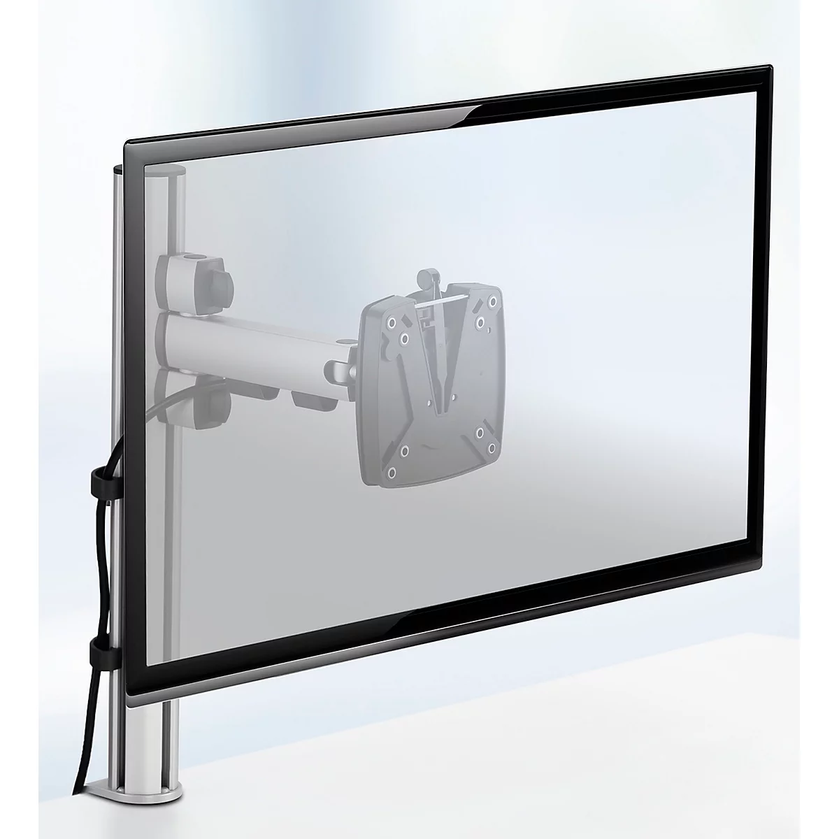 Novus Monitorsäule TSS Single 250, Klemme 14 bis 40 mm, H 445 mm, Tragkraft 10 kg