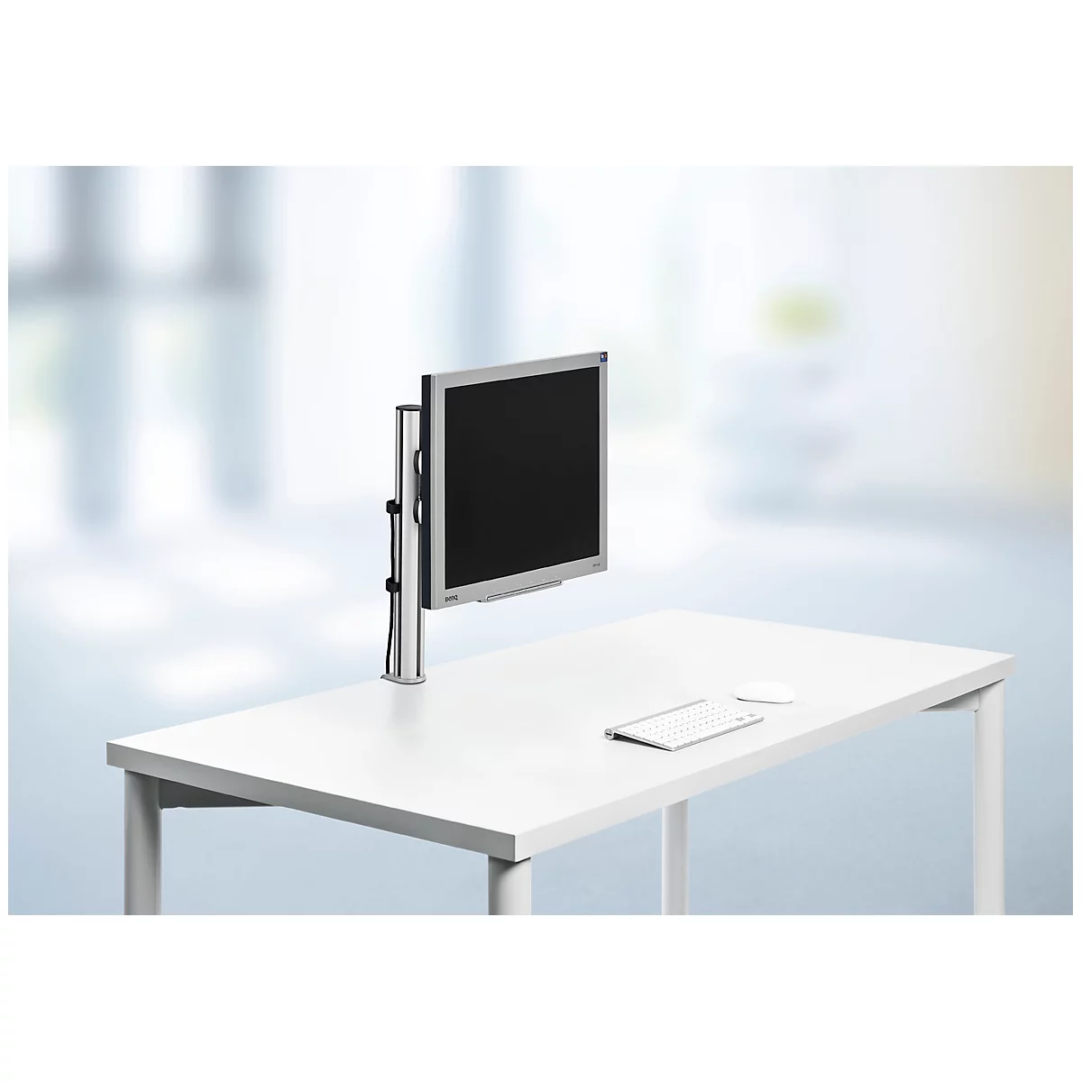 Novus monitorzuil TSS Single 105, klem van 14 tot 40 mm, H 445 mm, draagvermogen 15 kg