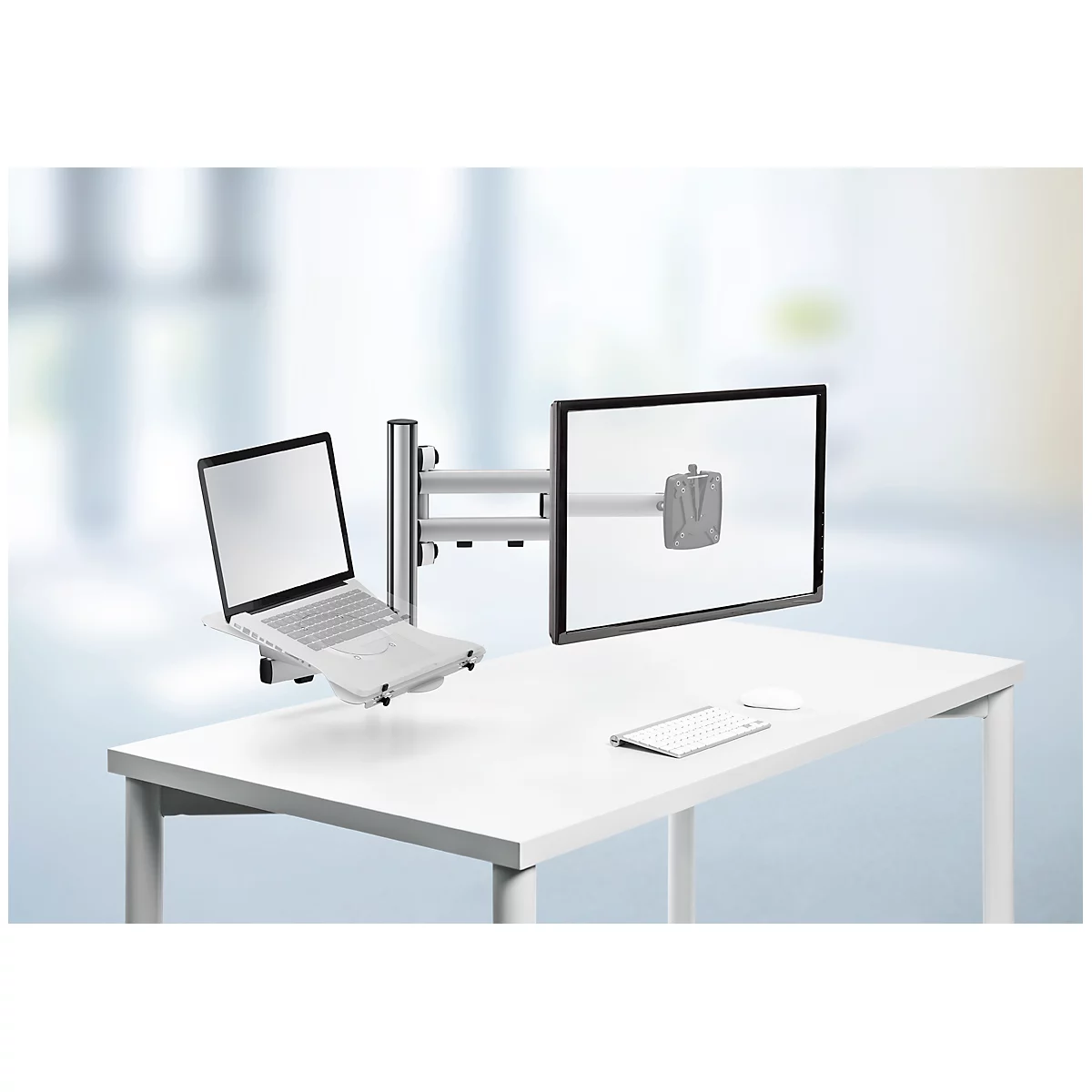 Novus monitorzwenkarm Business Combination TSS, ergonomisch, met klem 14 tot 40 mm