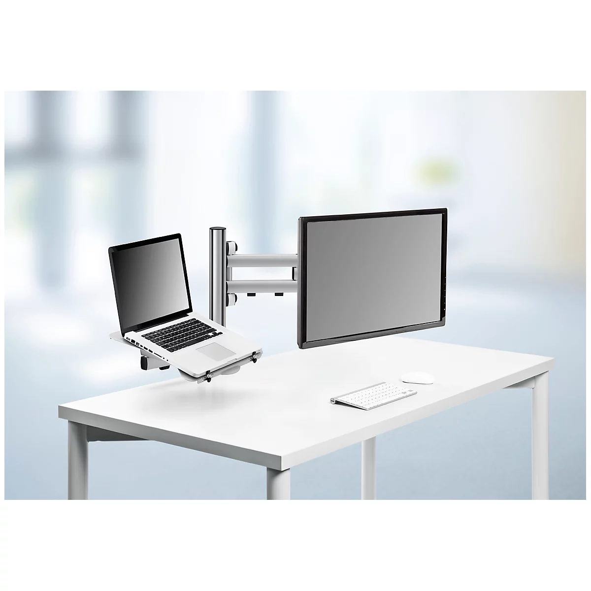 Novus monitorzwenkarm Business Combination TSS, ergonomisch, met klem 14 tot 40 mm