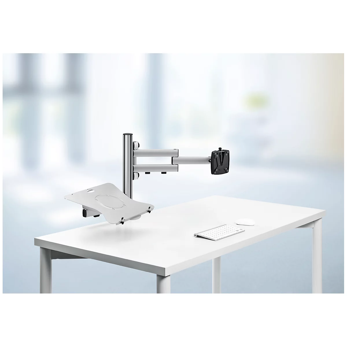 Novus monitorzwenkarm Business Combination TSS, ergonomisch, met klem 14 tot 40 mm