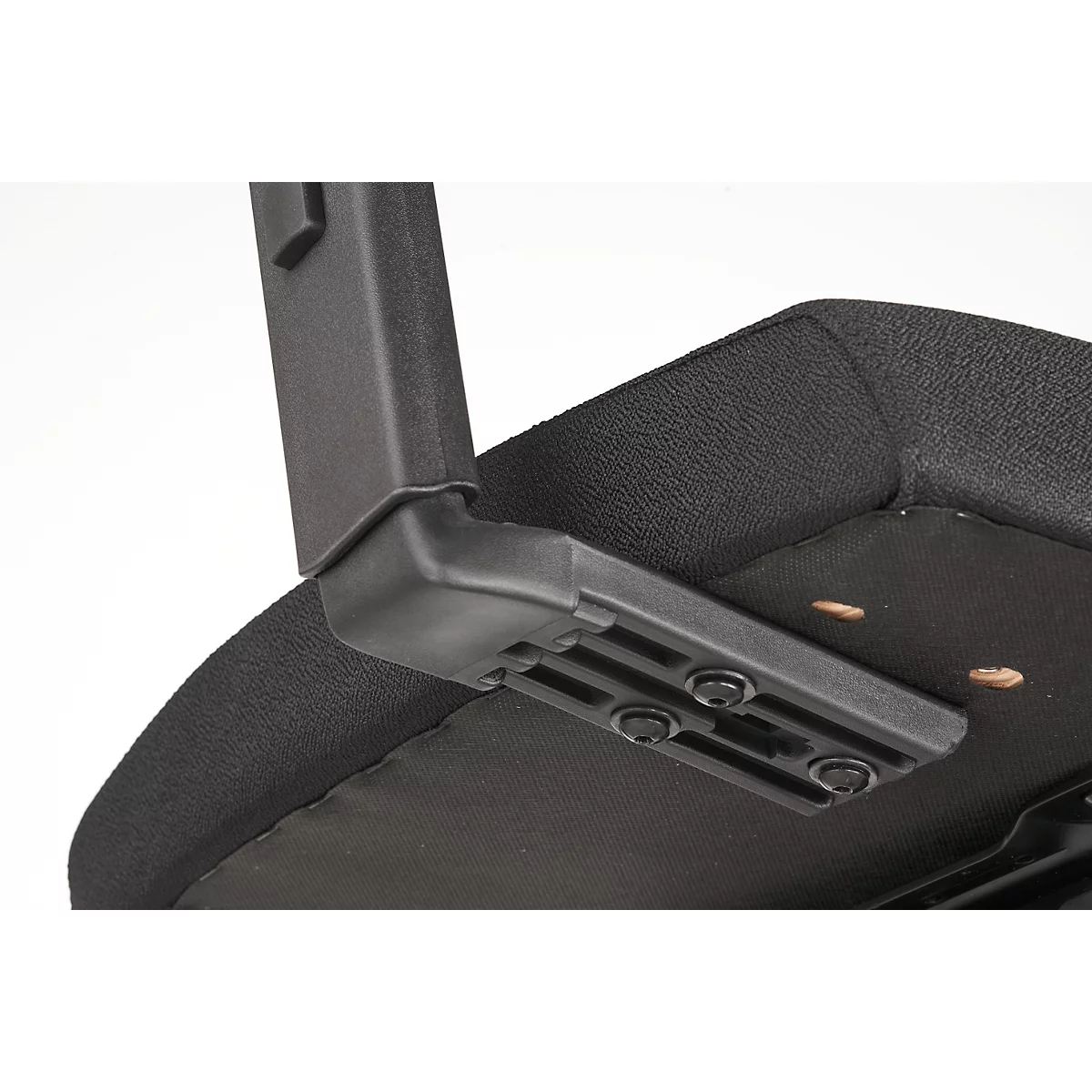 NowyStyl chaise de bureau Navigo, avec accoudoirs, mécanisme synchrone, siège multicouche, noir/argenté