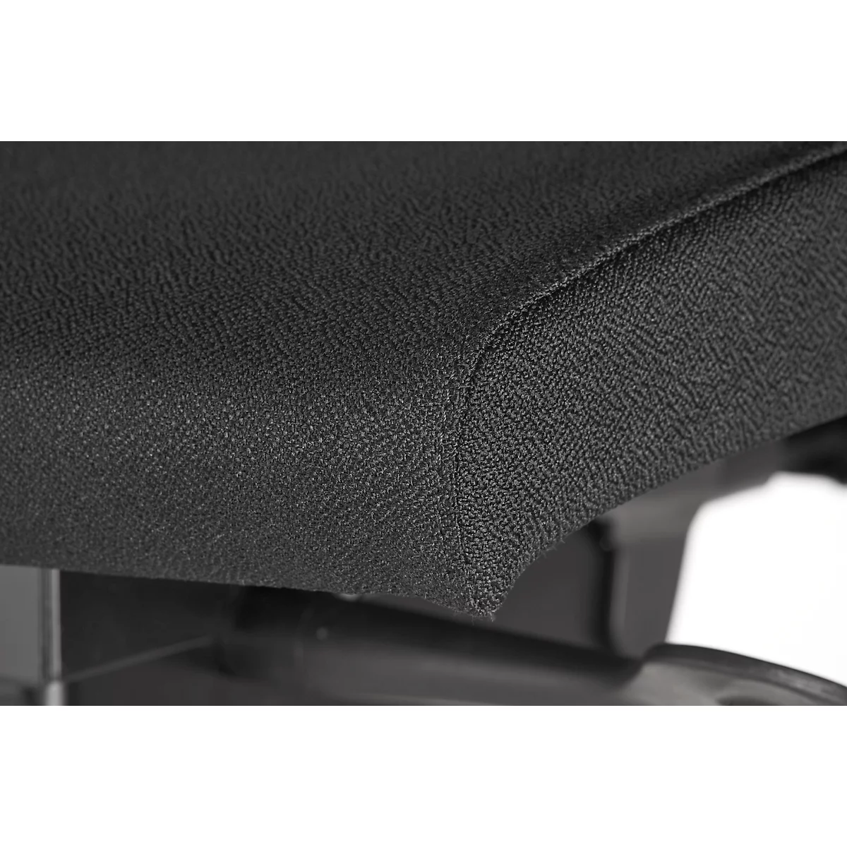 NowyStyl chaise de bureau Navigo, avec accoudoirs, mécanisme synchrone, siège multicouche, noir/argenté