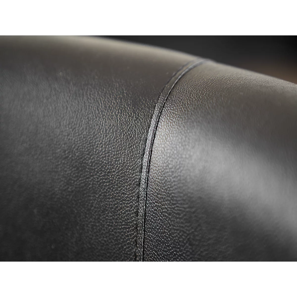 NowyStyl Zweisitzer-Sofa CLUB DUO, Kunstleder (100% Polyester), voll gepolstert, Sitzhöhe 455 mm, rot