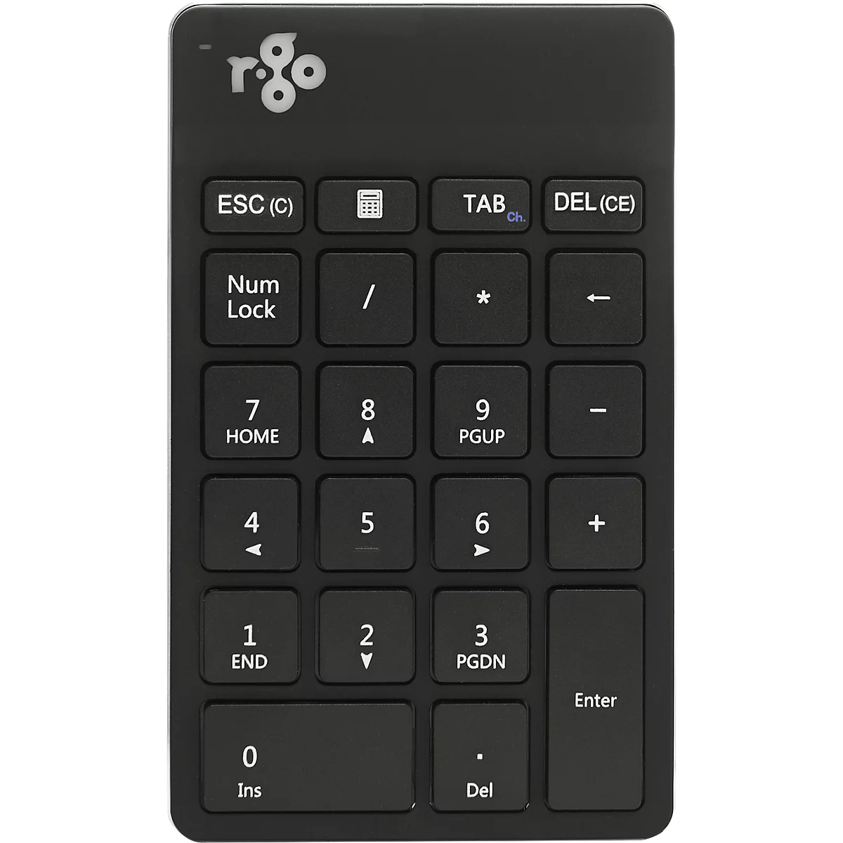 Numeriek toetsenblok R-Go Break, voor toetsenbord Split Break &amp; Compact Break, Bluetooth, zwart