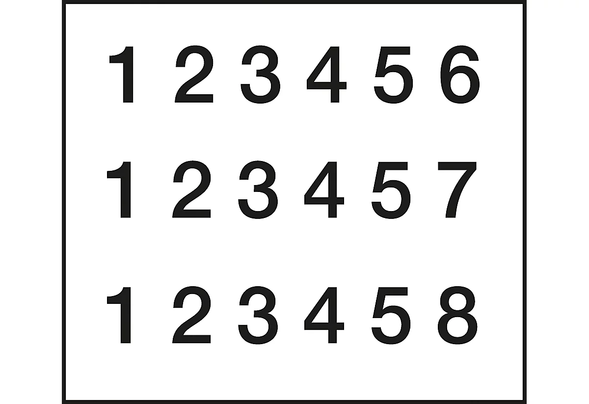 Numeroteur, voor doorlopende nummering, 5,5 mm cijfers