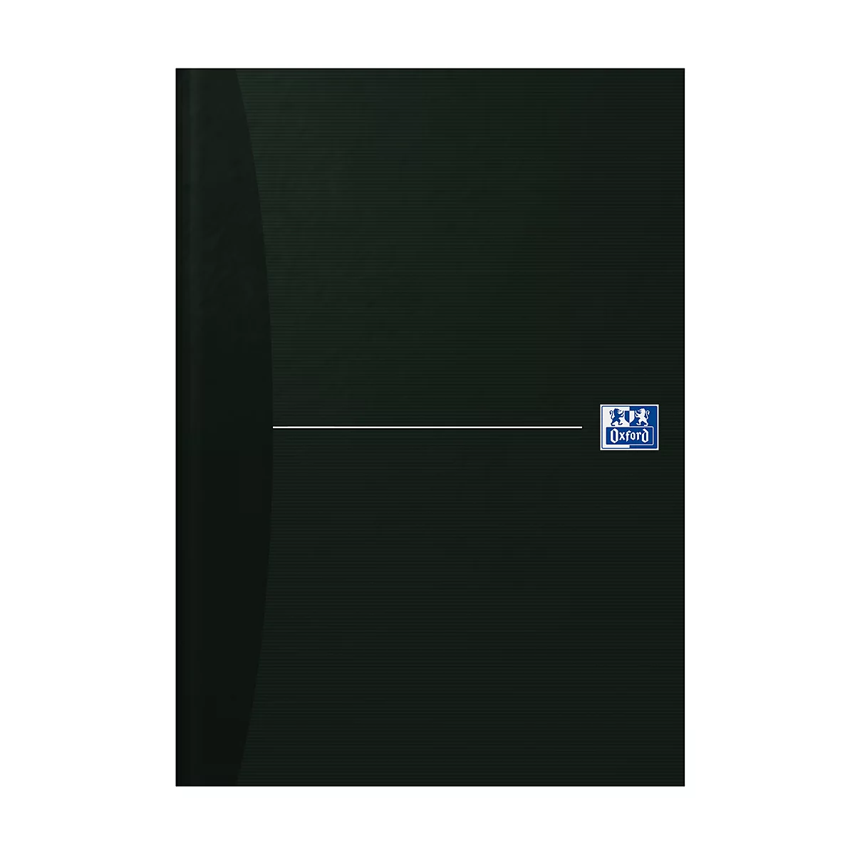 Office-Buch Oxford Essentials, gebunden, DIN A4, 96 Seiten kariert, 5er Pack, schwarz