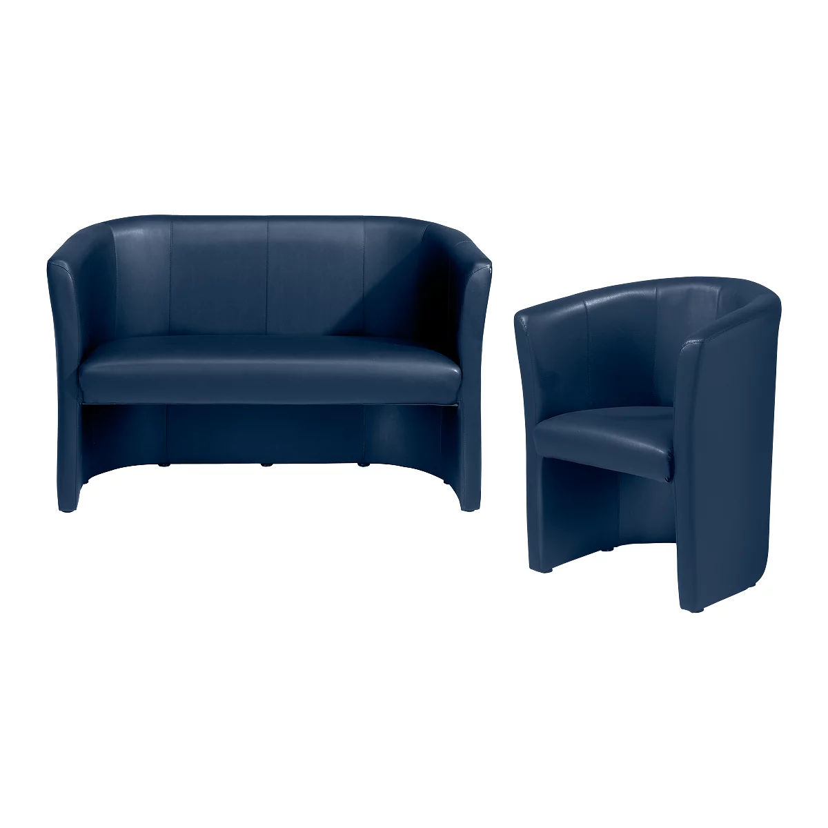 Offre complète 2 Fauteuils + 1 canapé Club, bleu