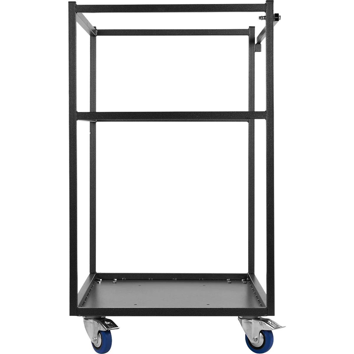 Offre complète : chariot de transport mobile et 5 tables hautes, tables pliantes 