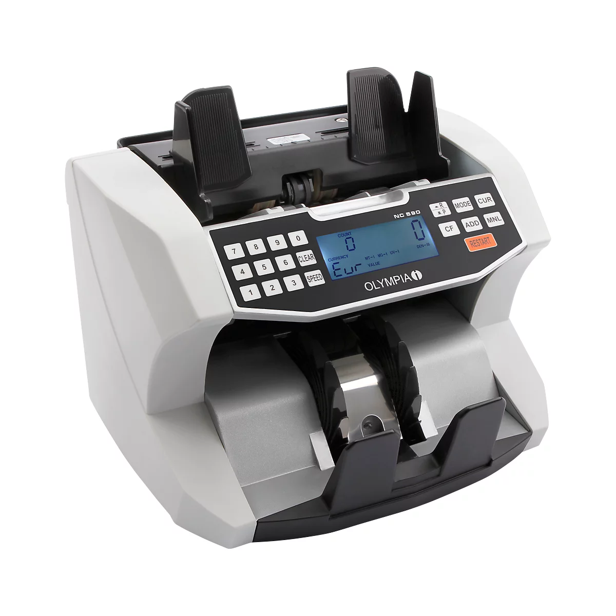 OLYMPIA bankbiljettentester en -teller NC-590