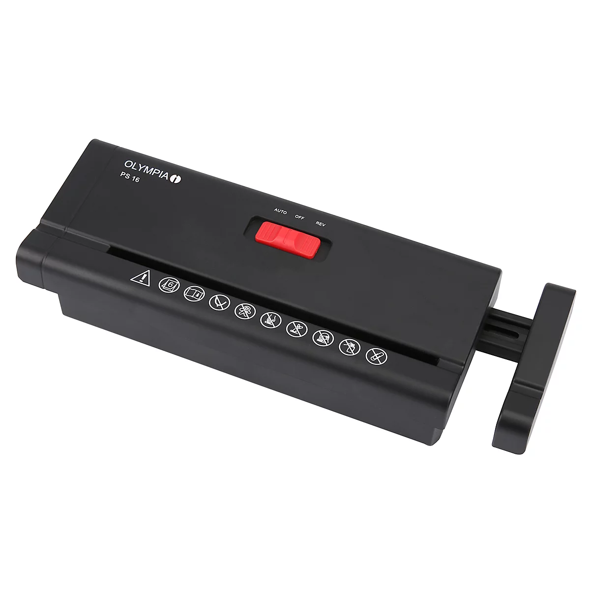 Olympia papierversnipperaar PS 16, strip-cut, voor prullenbakken 280 mm - 34 mm