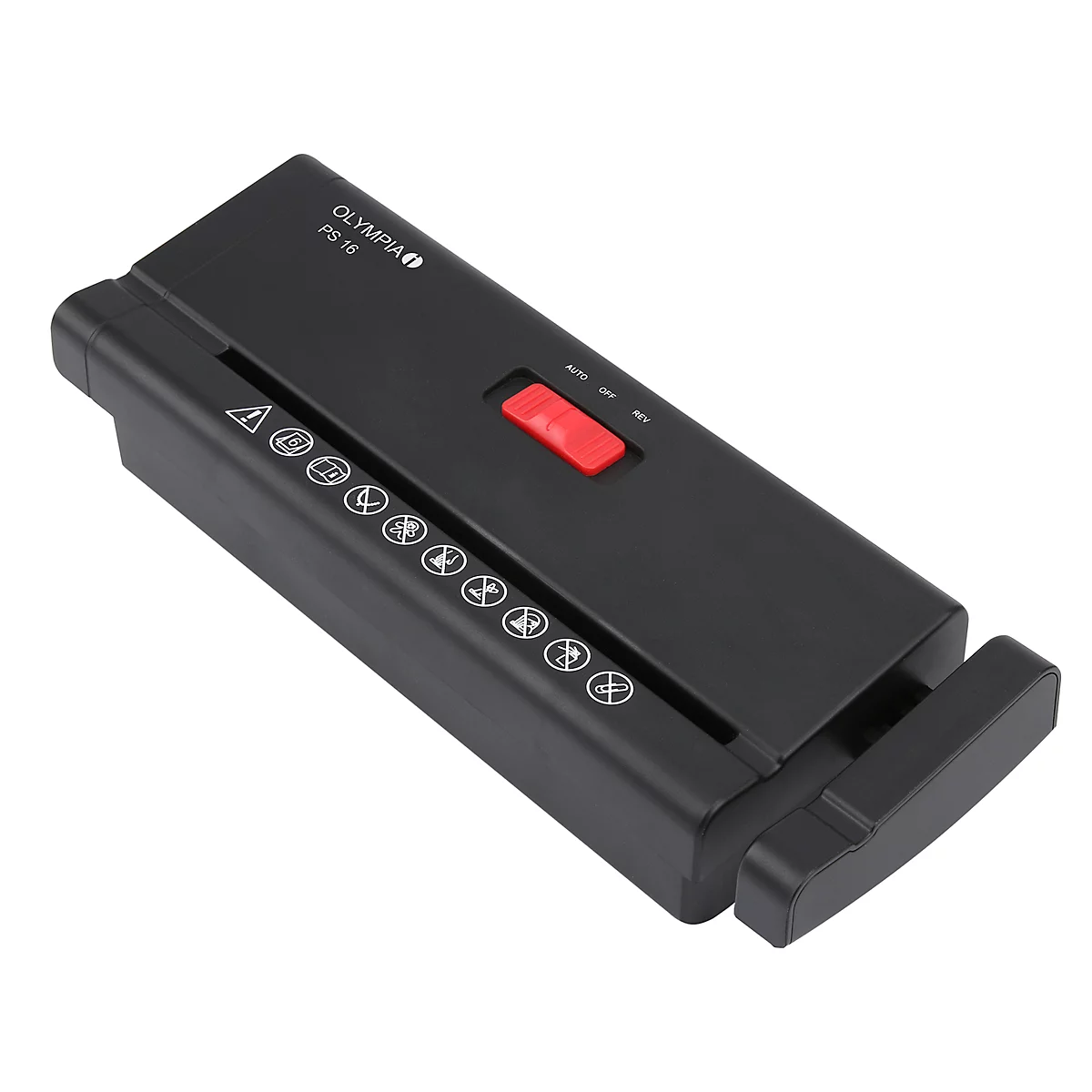 Olympia papierversnipperaar PS 16, strip-cut, voor prullenbakken 280 mm - 34 mm