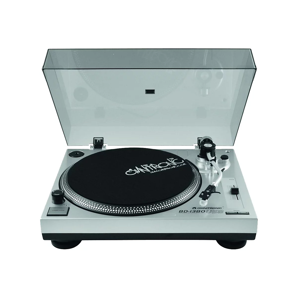 Omnitronic BD-1380 - Plattenspieler - Silber