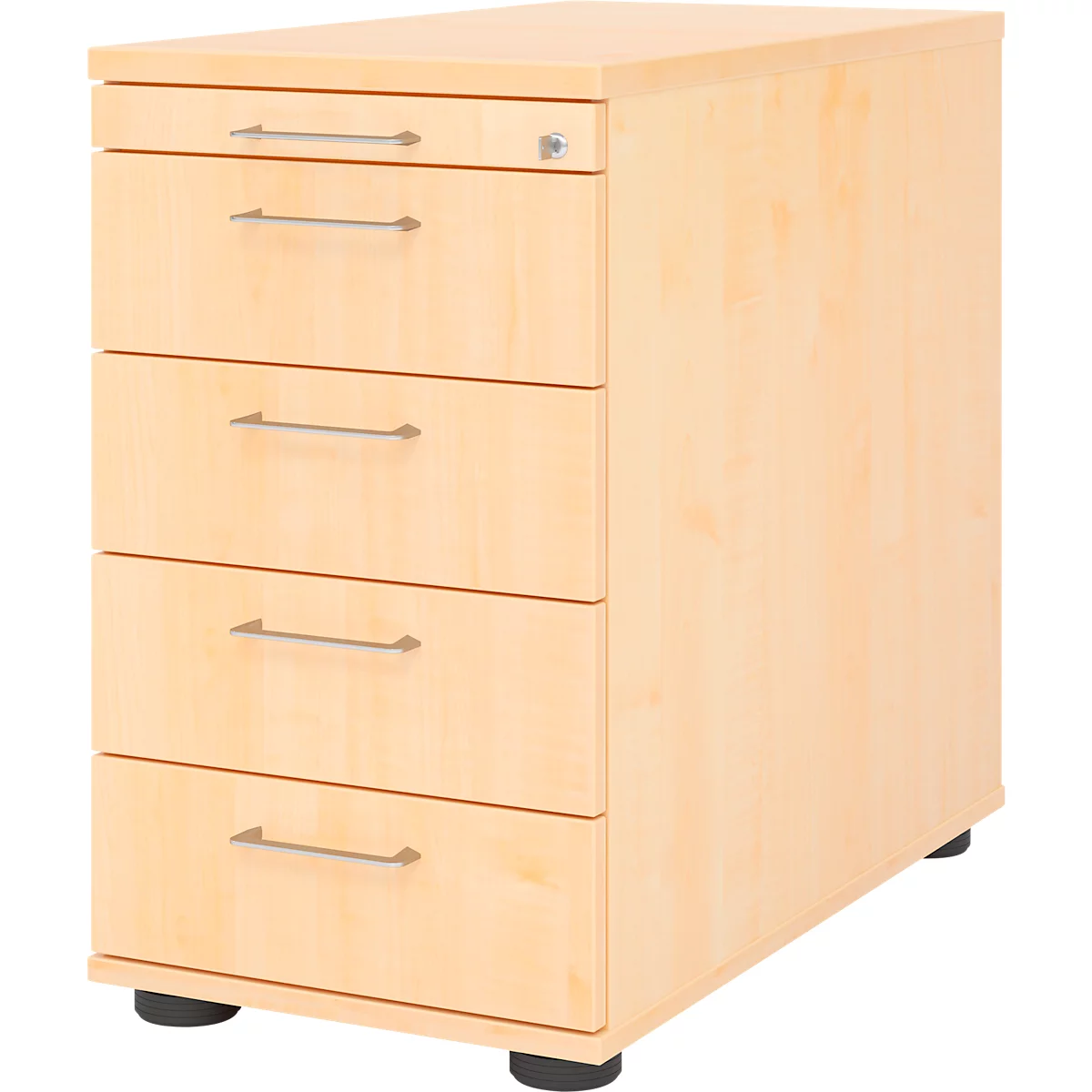 Onderkast Breno 13333, lade voor keukengerei, B 428 x D 800 x H 720-760 mm, spaanplaat, esdoorn