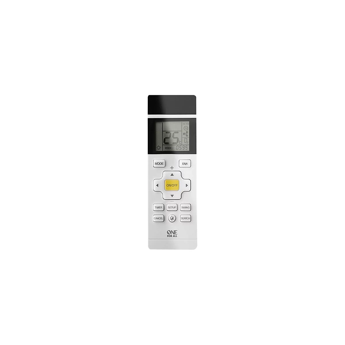 One for All Universal A/C Remote - Universalfernbedienung - Anzeige - LCD