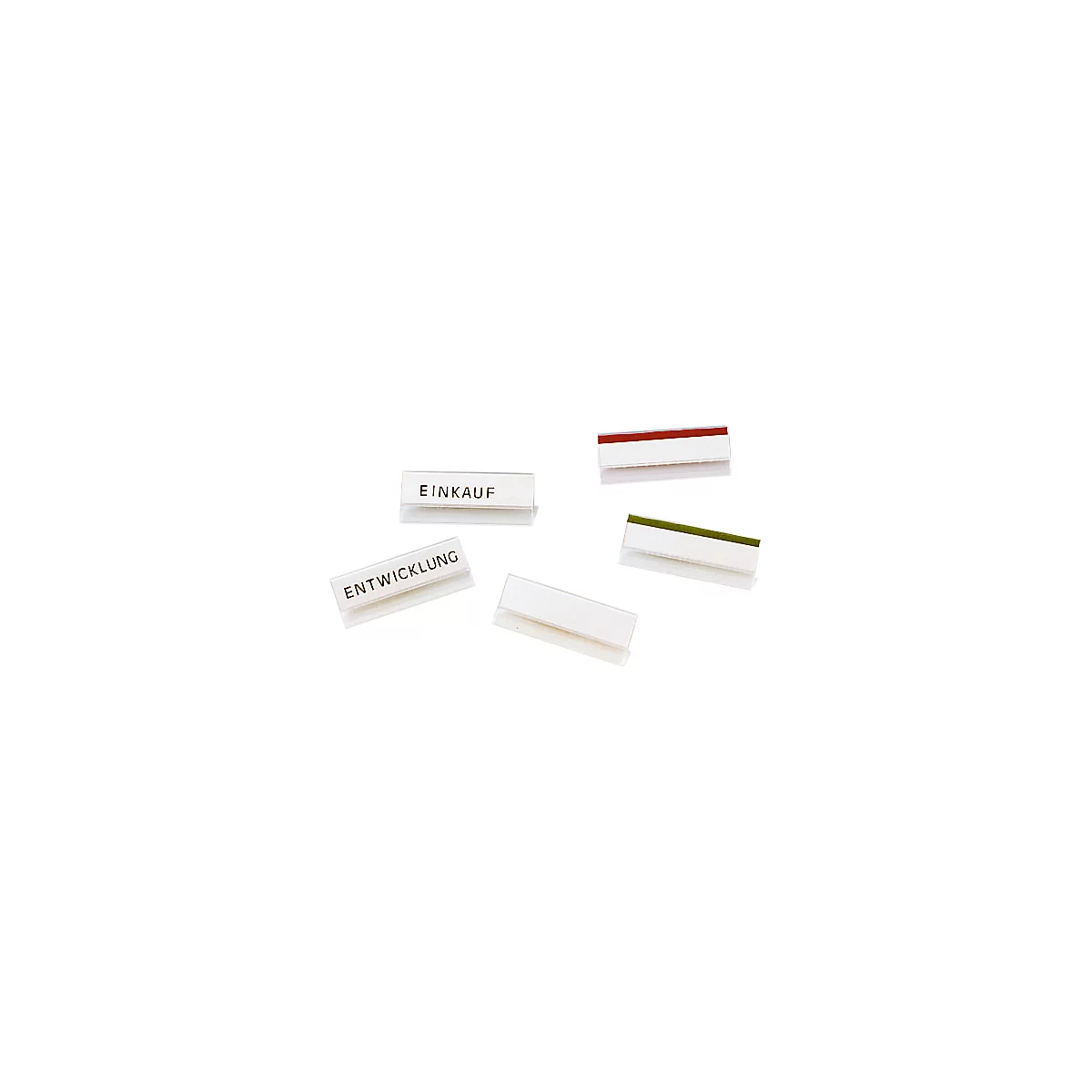 Onglets d'indexation pour support à pochette de bureau, 23 mm