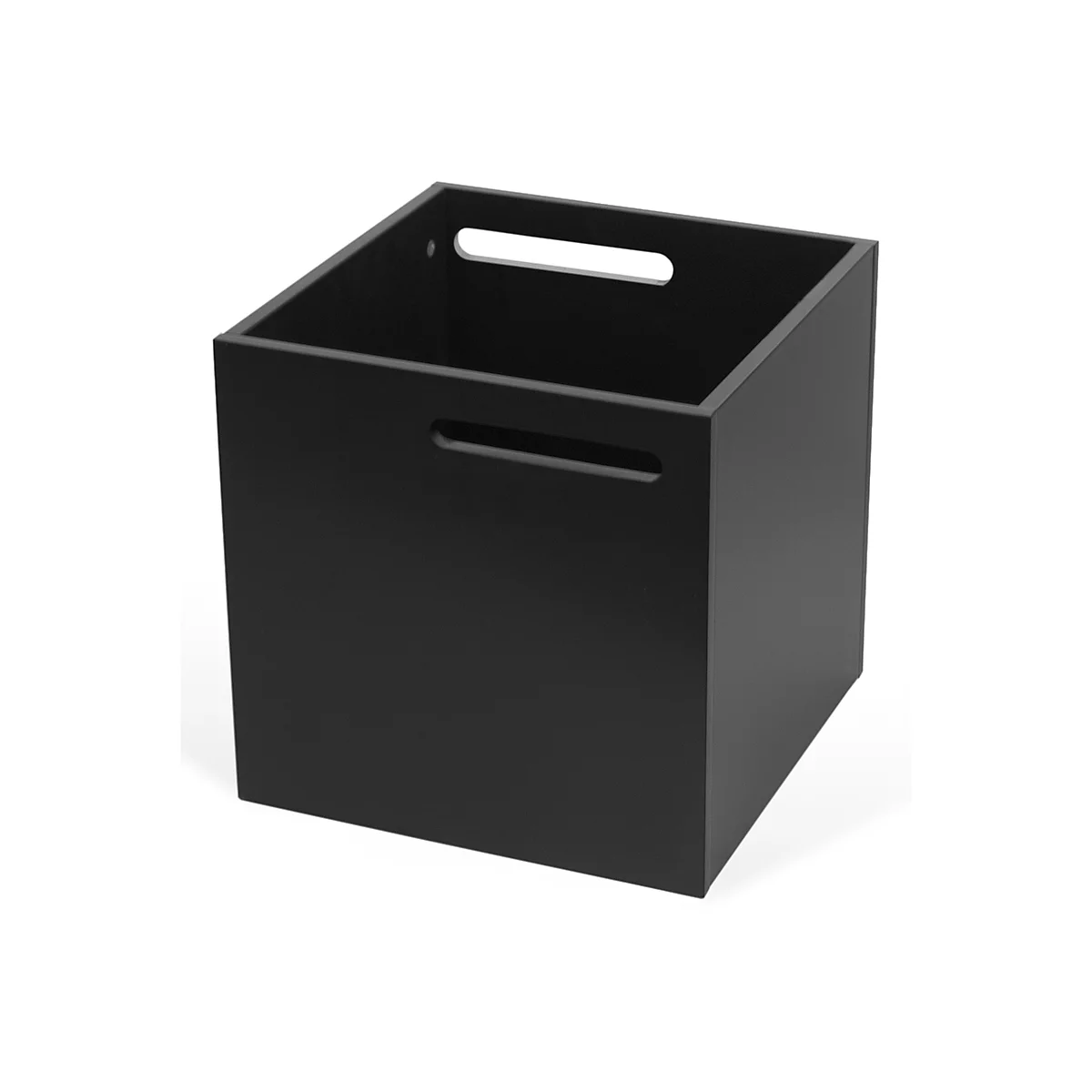 Opbergbox Berlin, van stevige spaanplaat, 340 mm, zwart