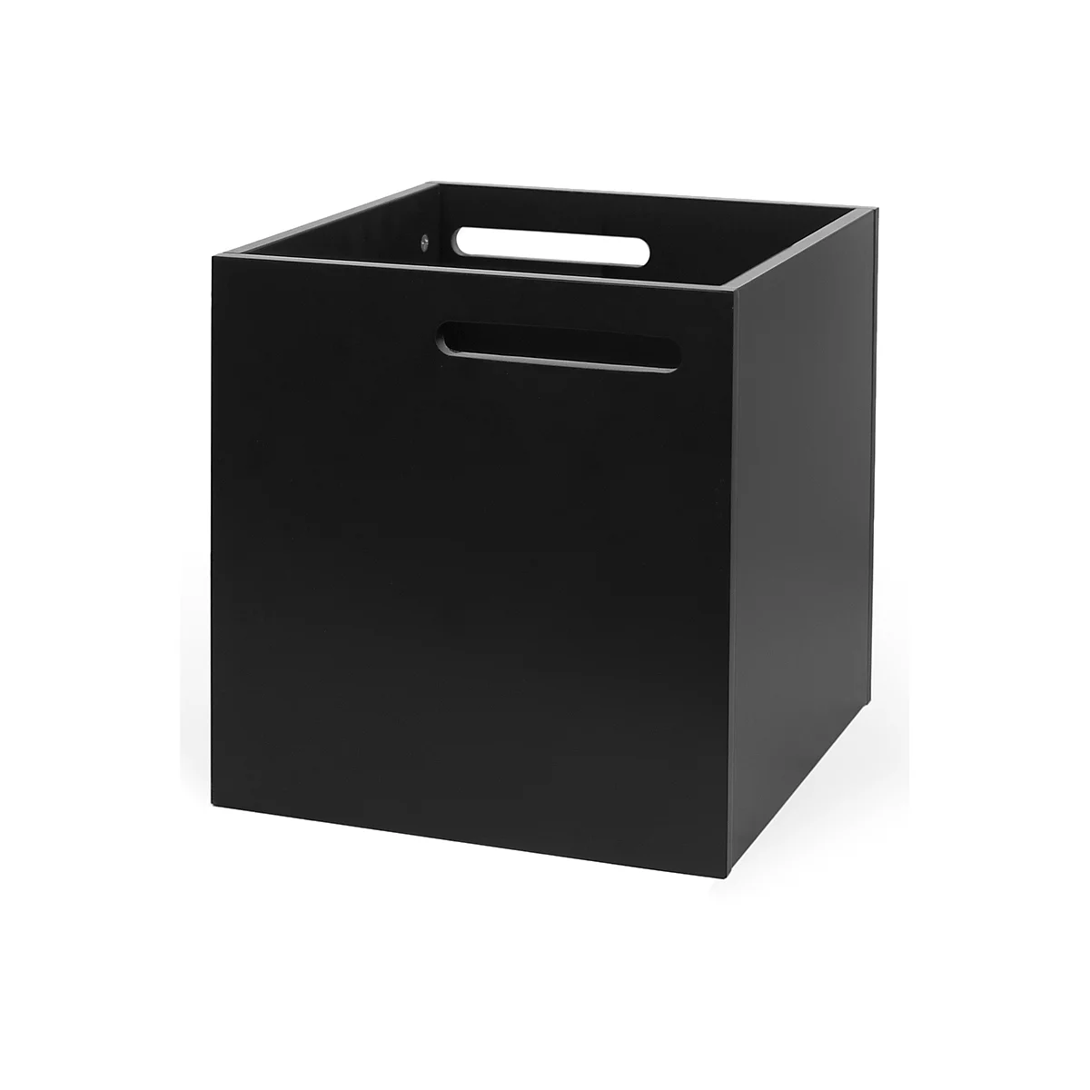 Opbergbox Berlin, van stevige spaanplaat, 340 mm, zwart