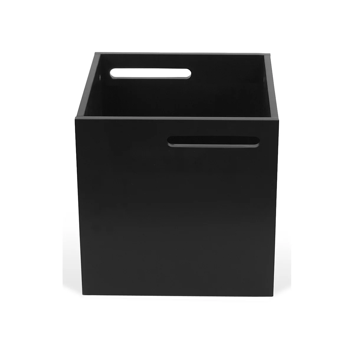 Opbergbox Berlin, van stevige spaanplaat, 340 mm, zwart