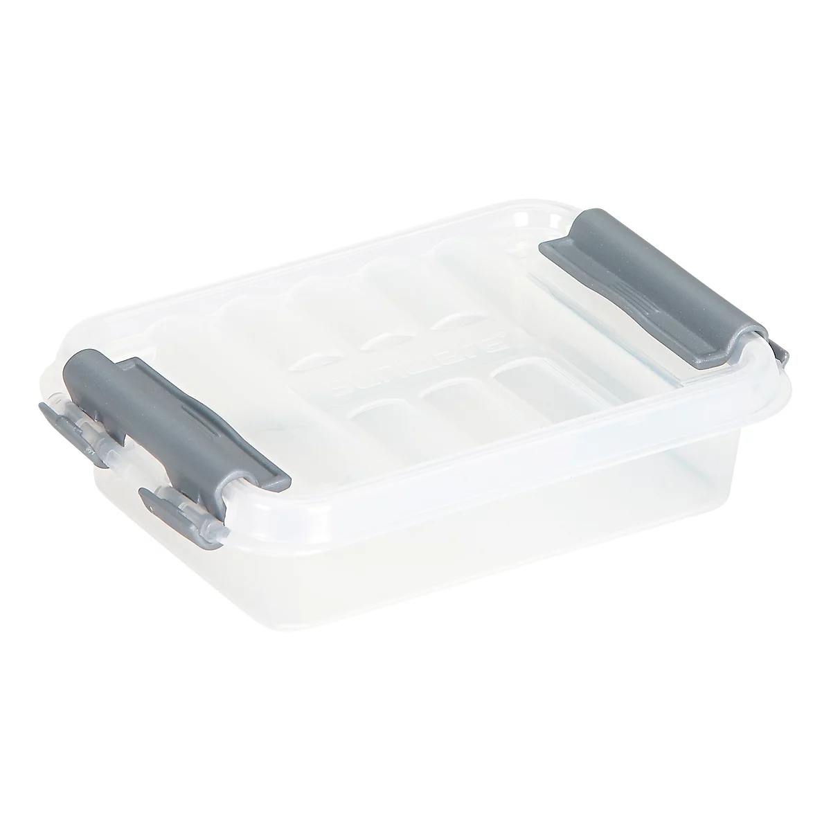 Opbergdoos Sunware Q-line - deksel - sluitclips - L 118 x B 77 x H 30 mm - 0,2 l