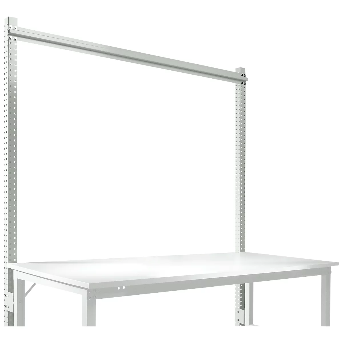 Opbouwframe, Basistafel STANDAARD werktafel-/werkbanksysteem UNIVERSAL/PROFI, 1750 mm, lichtgrijs