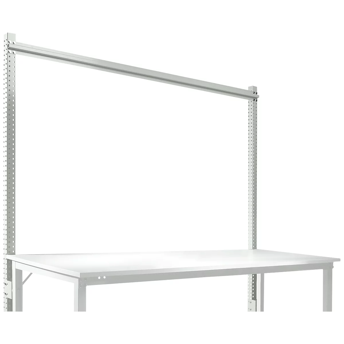 Opbouwframe, Basistafel STANDAARD werktafel-/werkbanksysteem UNIVERSAL/PROFI, 2000 mm, lichtgrijs