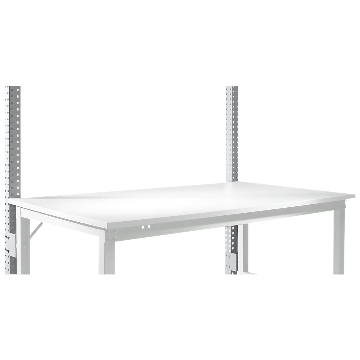 Opbouwframe, laag, Basistafel SPECIAAL werktafel-/werkbank UNIVERSAL/PROFI, aluminium zilver