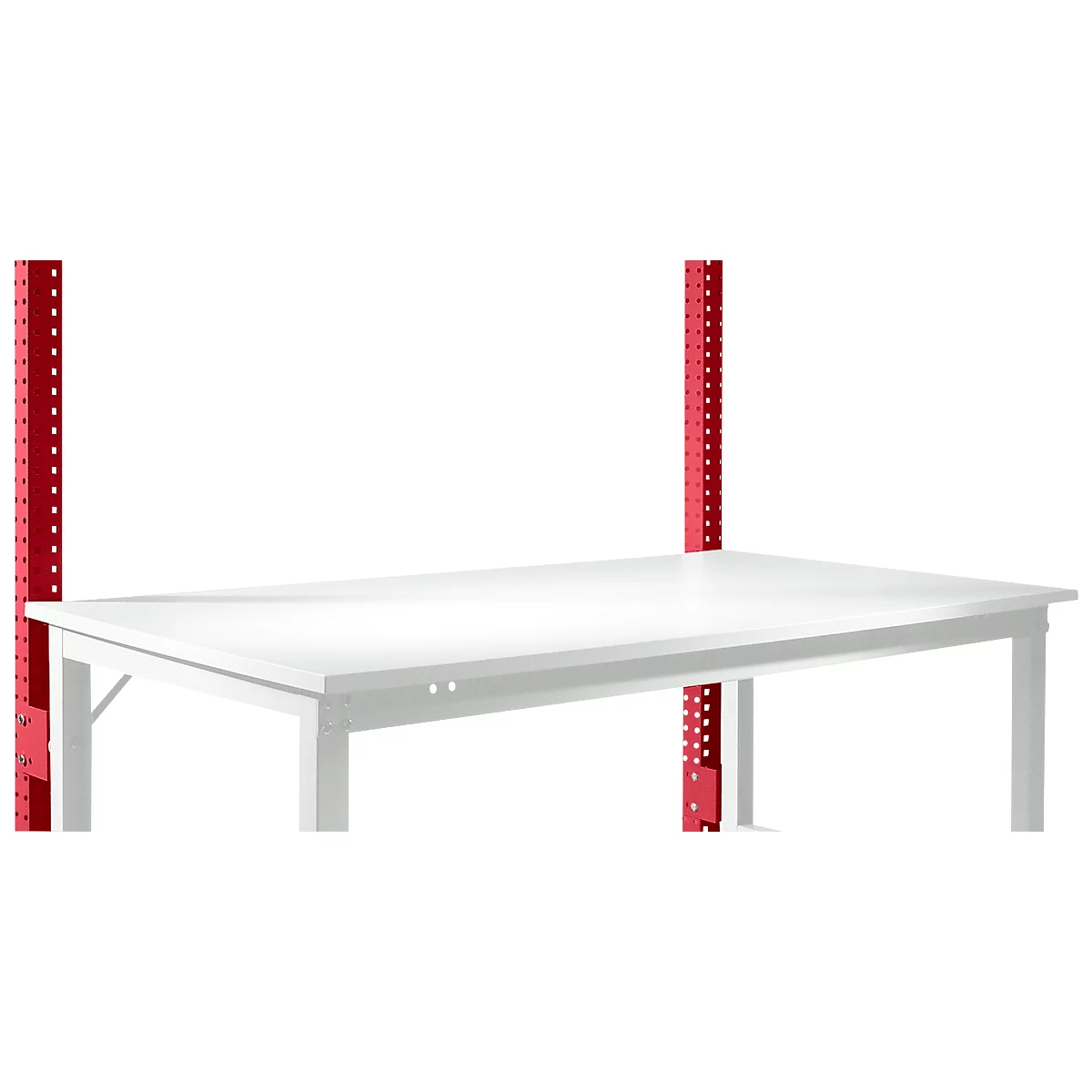 Opbouwframe, laag, Basistafel SPECIAAL werktafel-/werkbank UNIVERSAL/PROFI, robijnrood