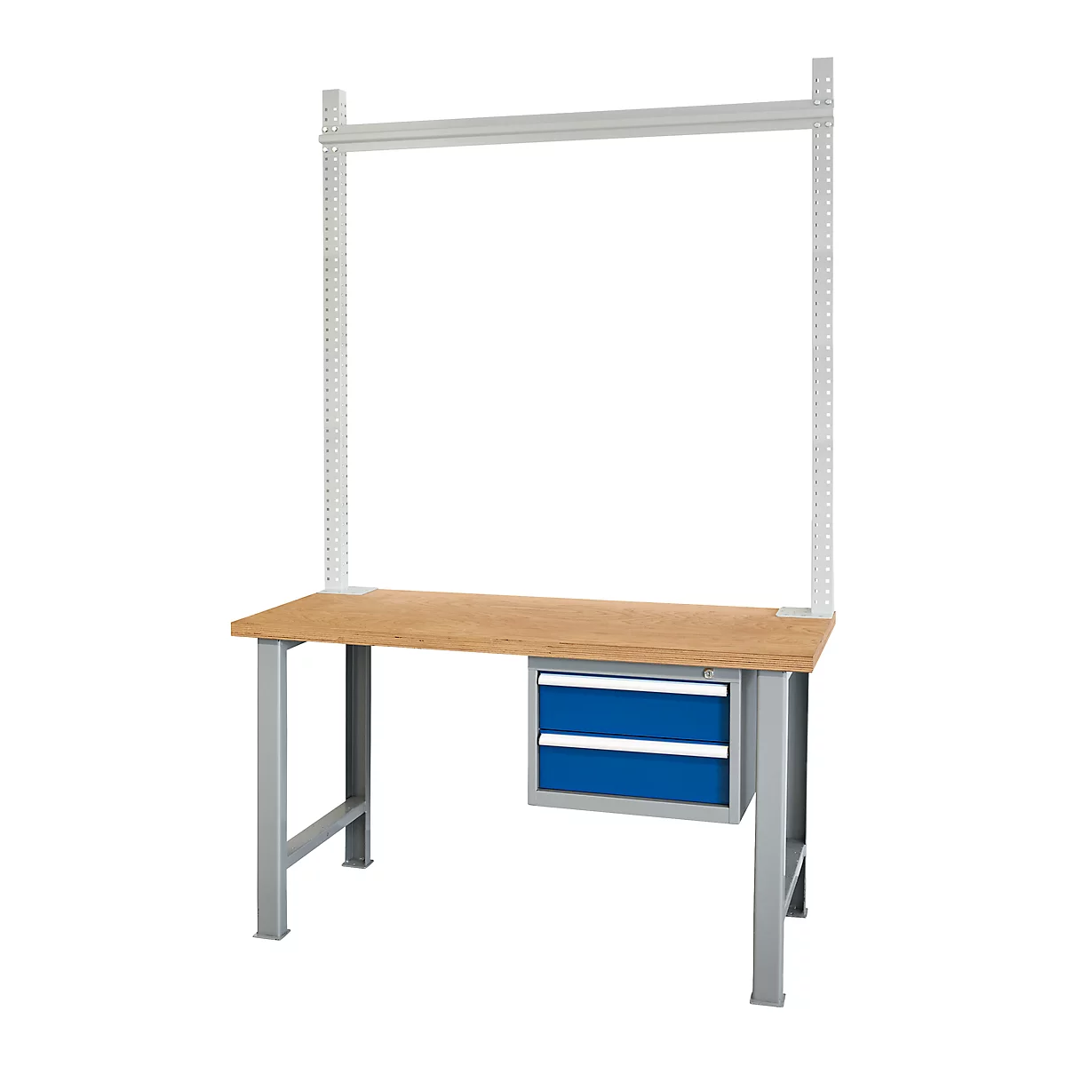 Opbouwframe & opbouwzuilen set, voor lage opbouwcomponenten, gepoedercoat, H 800 mm