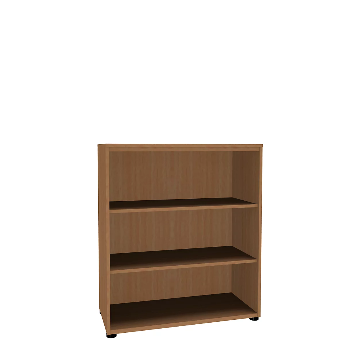 Open kast, 1-delig, 3 ordnerhoogten, b 1000 mm, beukenpatroon