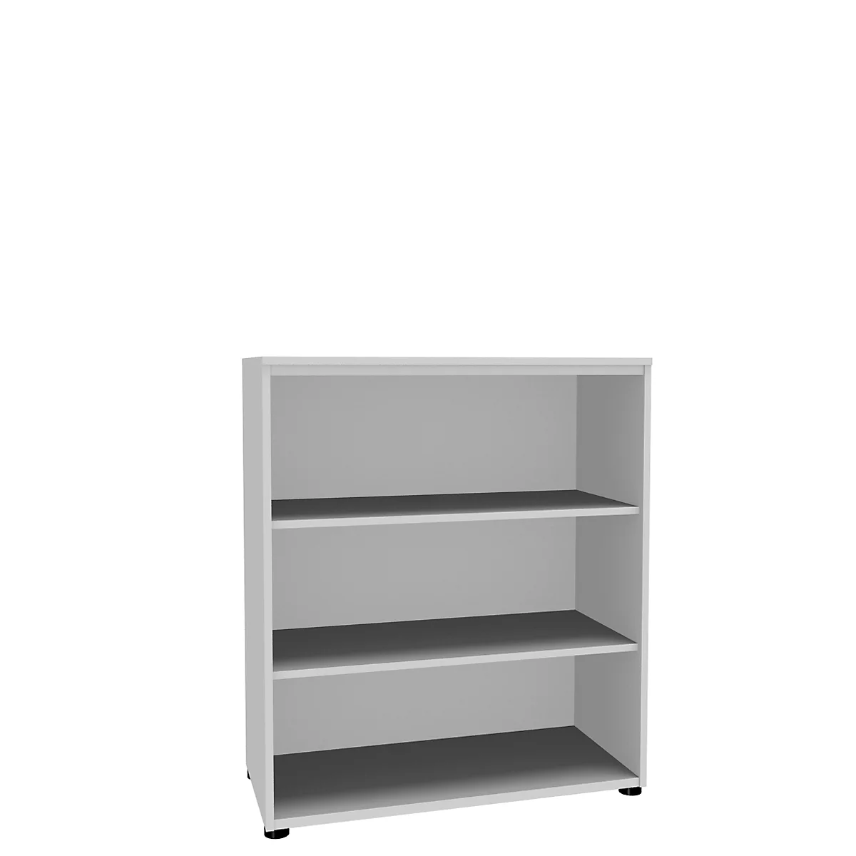 Open kast, 1-delig, 3 ordnerhoogten, b 1000 mm, wit