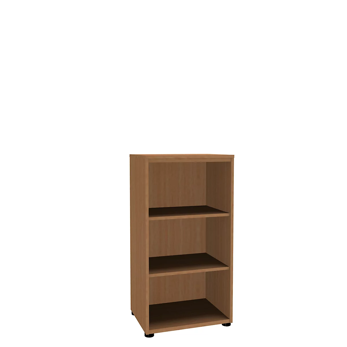 Open kast, 1-delig, 3 ordnerhoogten, b 600 mm, beukenpatroon