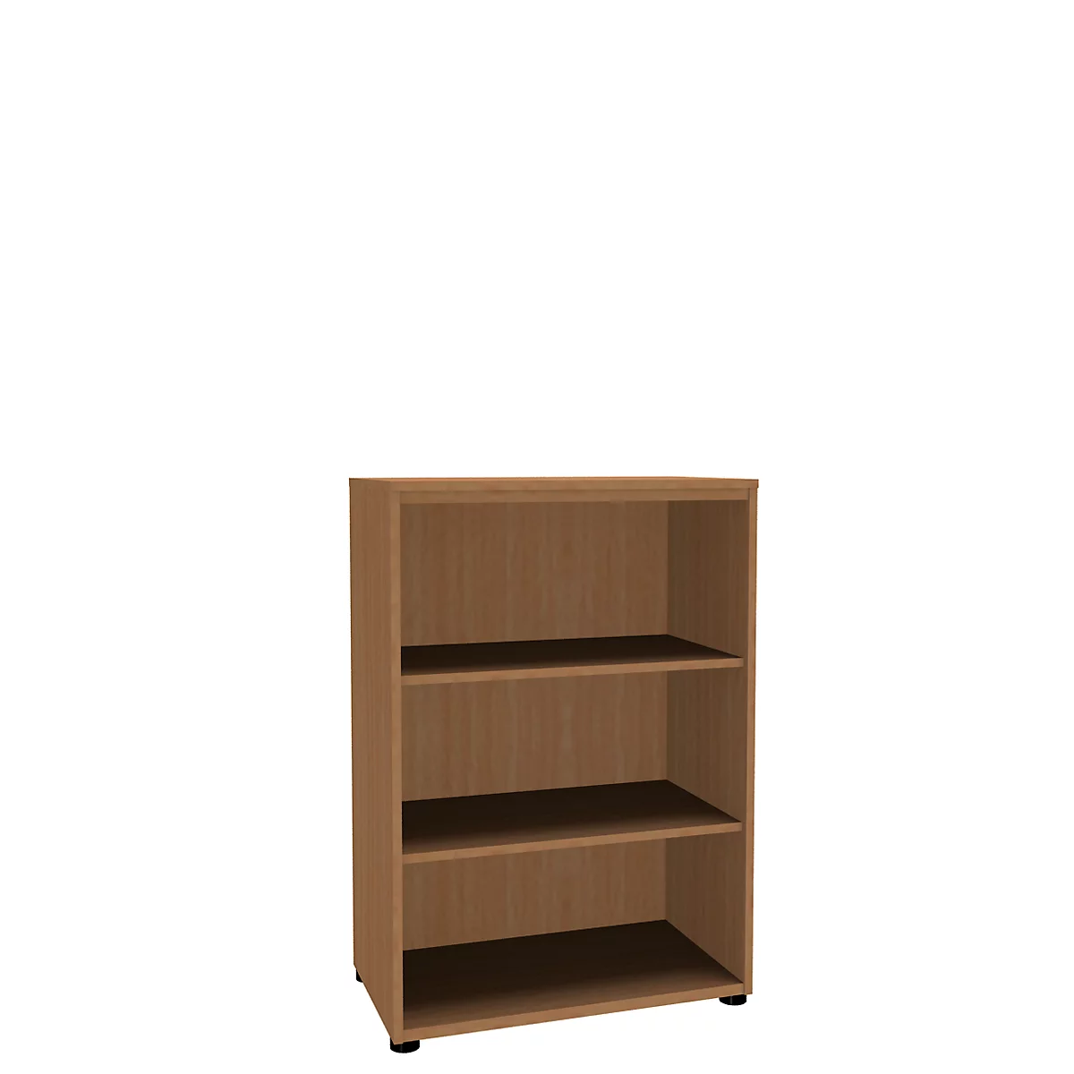 Open kast, 1-delig, 3 ordnerhoogten, b 800 mm, beukenpatroon