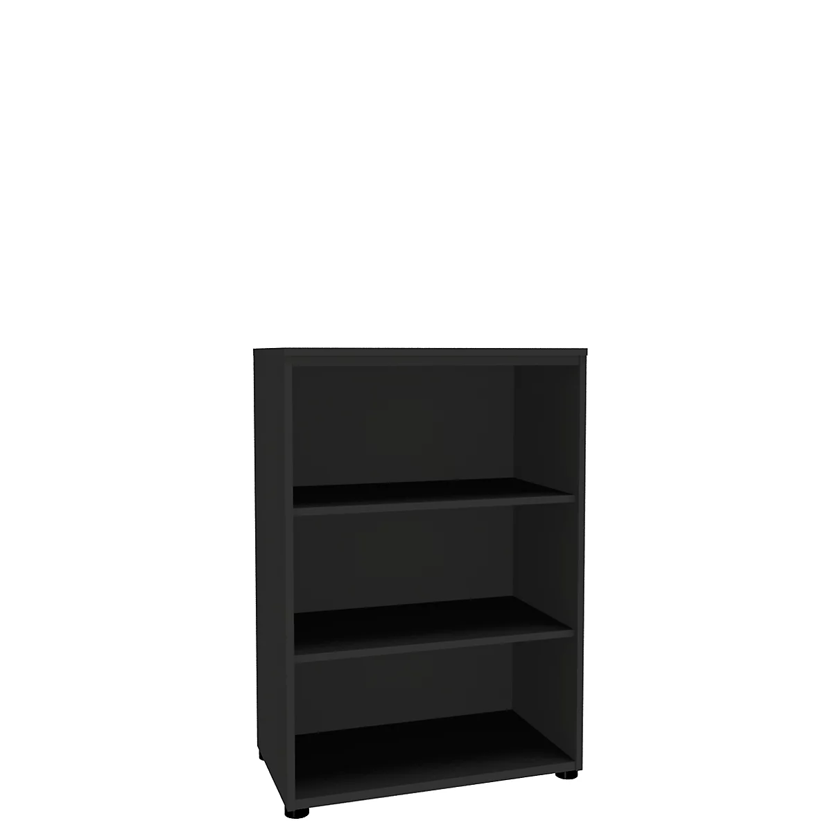 Open kast, 1-delig, 3 ordnerhoogten, b 800 mm, grafiet