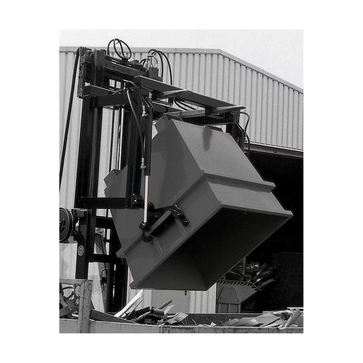 Opname voor kieptraverse voor Type UCT, grijs (RAL 7005)