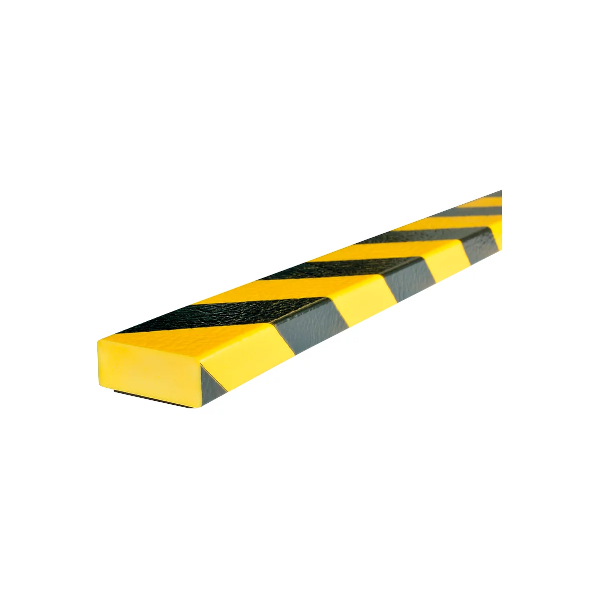 Oppervlaktebescherming type D, 1 m/stuk, geel/zwart, magnetisch
