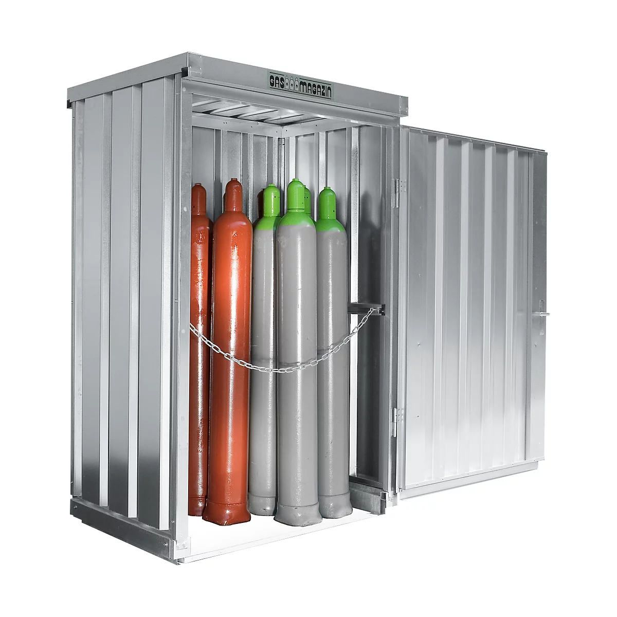 Opslagplaats voor gasflessen SAFE LIF GM 114, zonder bodemframe