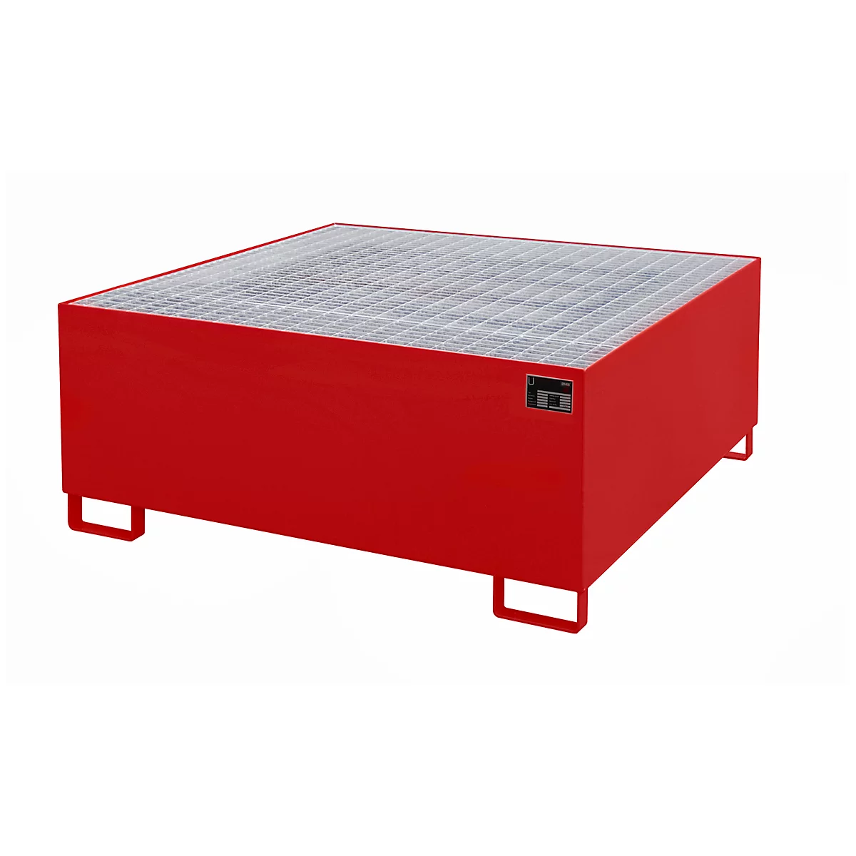 Opvangbak AW 1000-1, rood RAL 3000