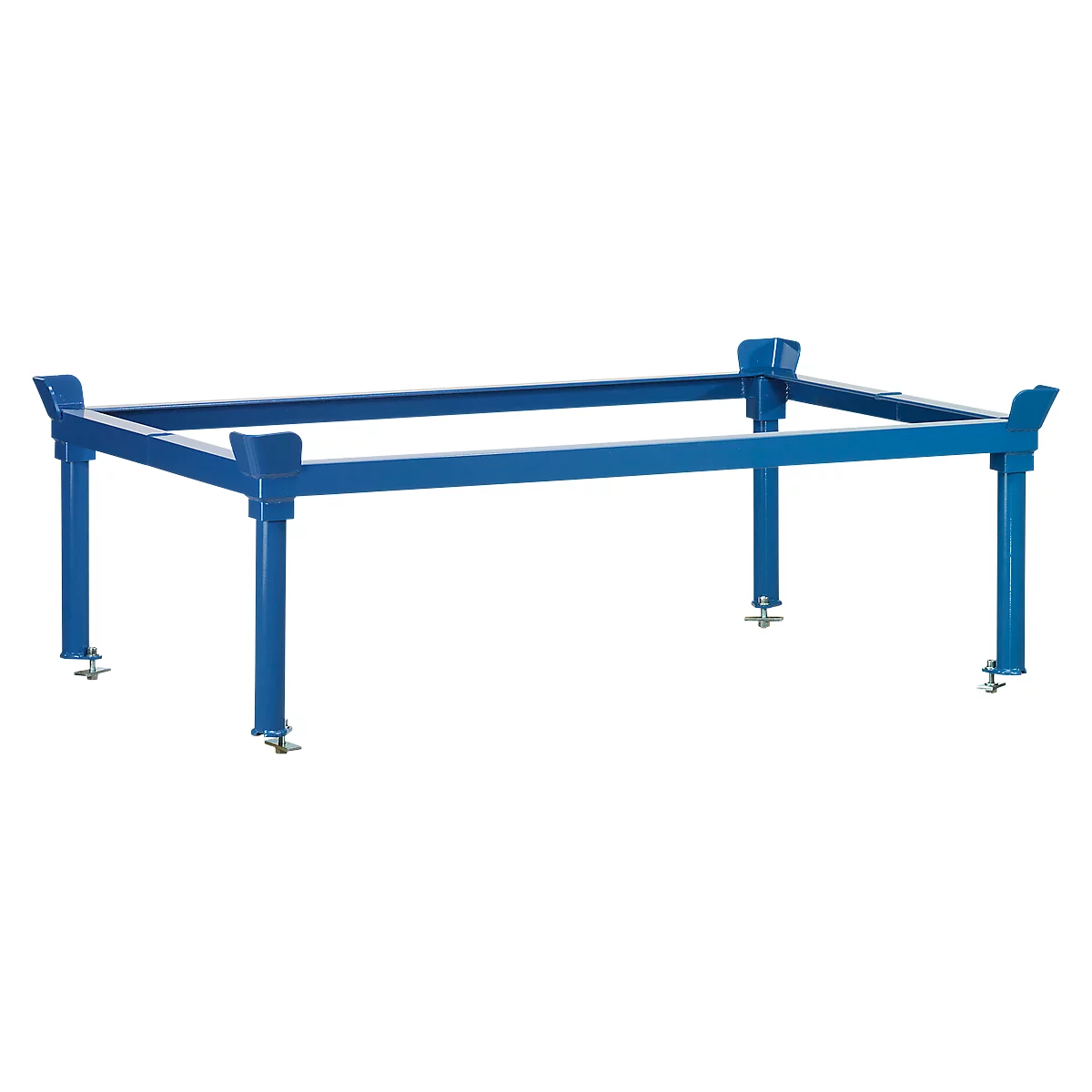 Opzetframe, voor palletframe, staal, tot 1200 kg, blauw, H 370/652 mm
