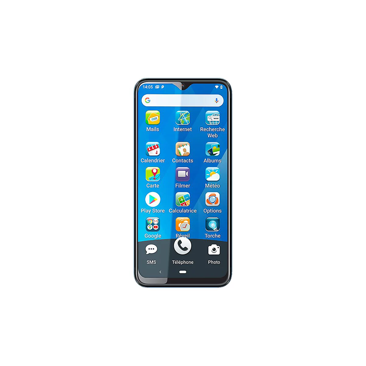 Ordissimo LeNuméro2 - 4G Smartphone - RAM 4 GB / Interner Speicher 64 GB - microSD slot - LCD-Anzeige - 6.3'