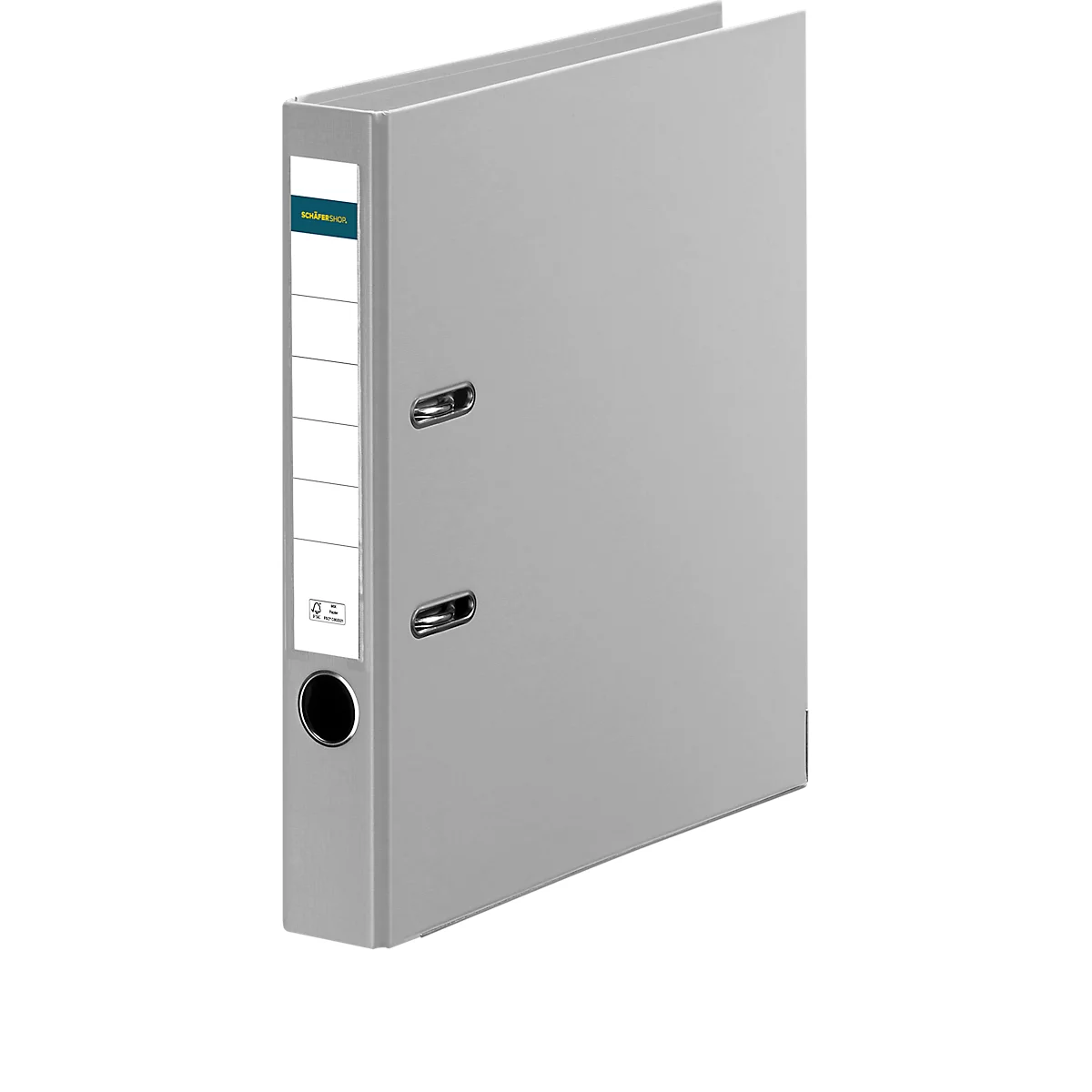 Ordner - A4 - rugbreedte 50 mm - grijs - 10 stuks - ons merk Schäfer Shop Select