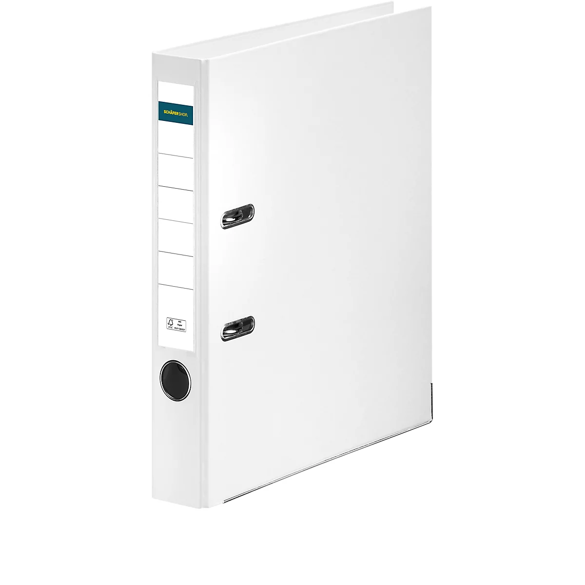 Ordner - A4 - rugbreedte 50 mm - wit - ons merk Schäfer Shop Select