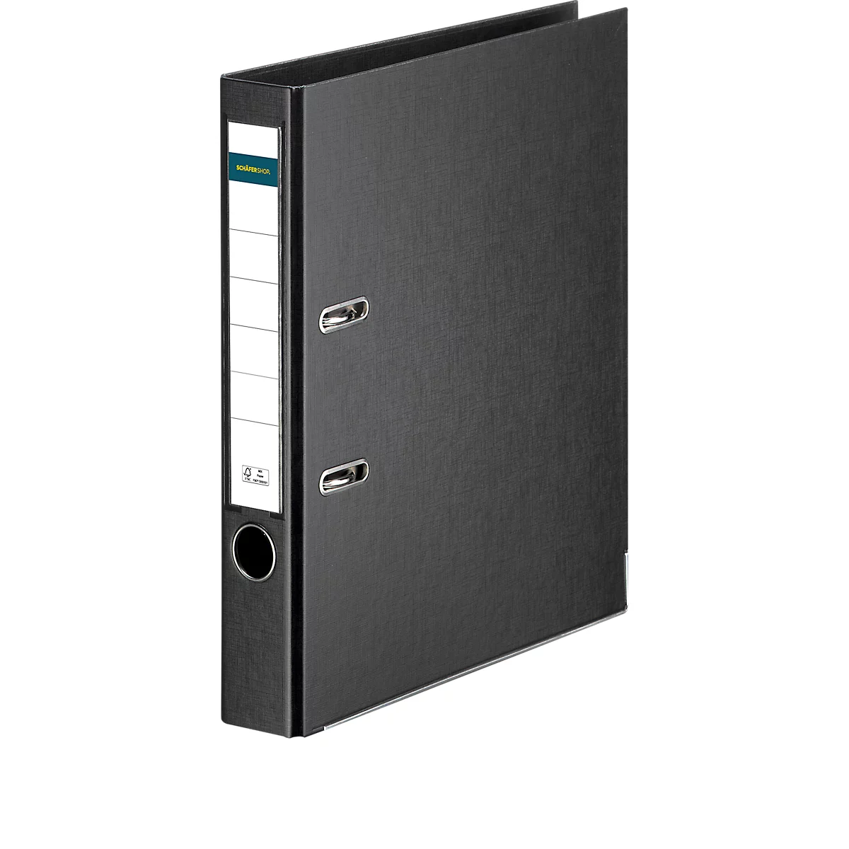 Ordner - A4 - rugbreedte 50 mm - zwart - 10 stuks - ons merk Schäfer Shop Select