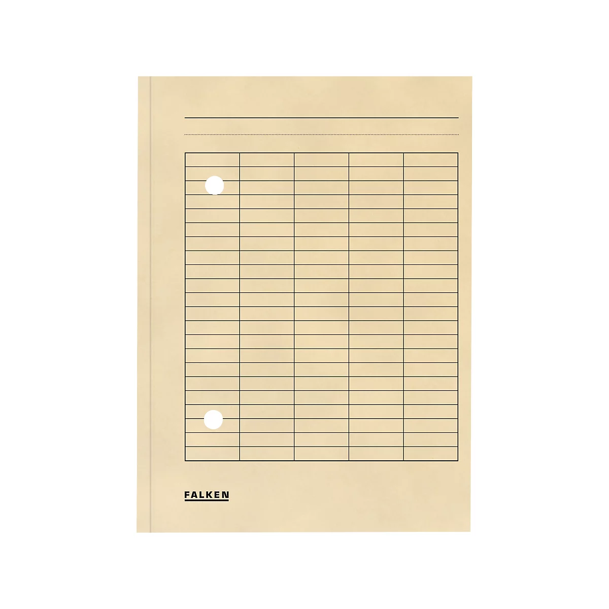 Organisateur FALKEN, format A4, carton, chamois
