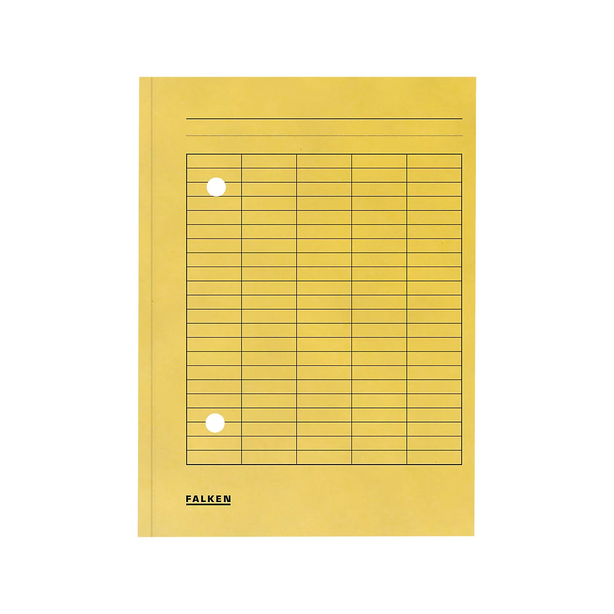 Organisateur FALKEN, format A4, carton, jaune