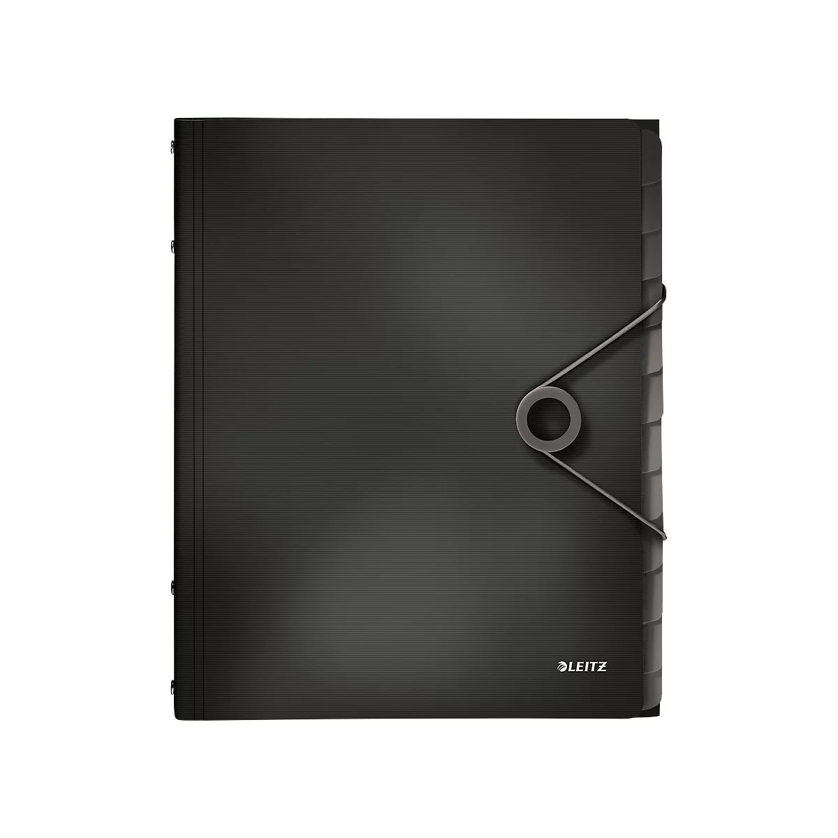 Organisateur Solid LEITZ®, format A4, 3 couvertures de protection, 12 compartiments, PP, noir