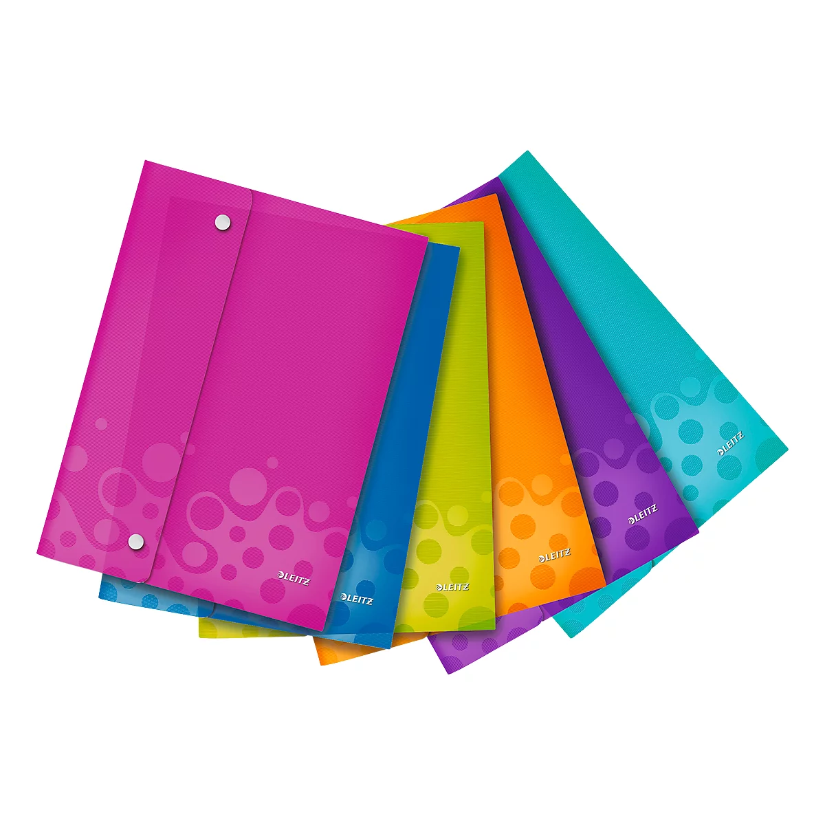 Organisateur WOW LEITZ®, format A4, bouton-pression