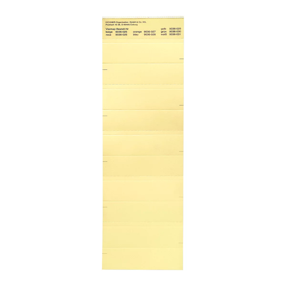 Yellow paper with text lines at the top, blank lines below. The writing is barely discernible.